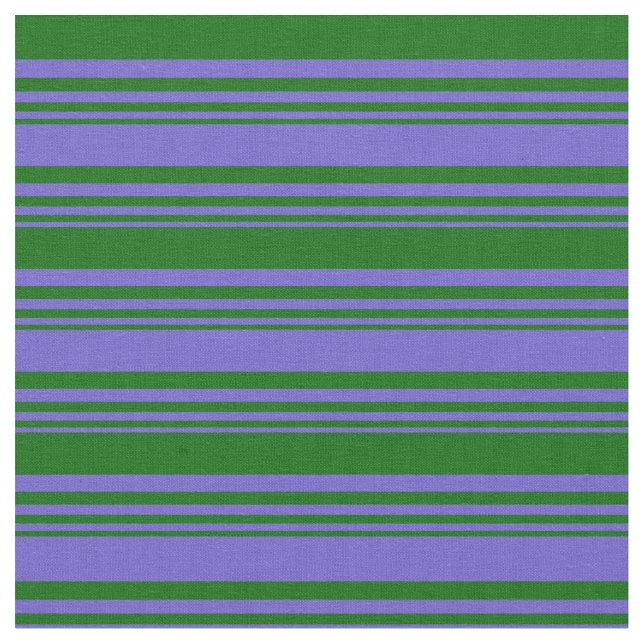 Slate Blue & Dark Green Pattern Fabric (Close Up)