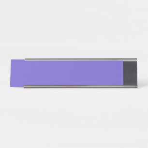 Slate Blue Door Name Plate – Custom Sign