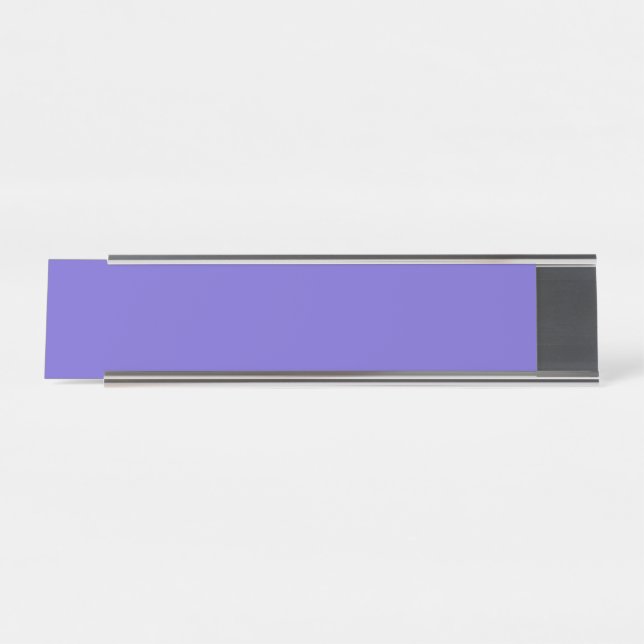 Slate Blue Door Name Plate – Custom Sign (Front)