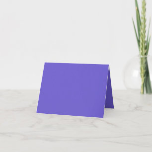 Slate Blue Folded Thank You Card – Customizable