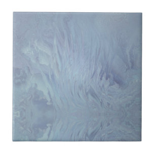 Slate Blue Ocean Wave Calm Water Tile