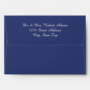 Slate Blue Trim - Envelope