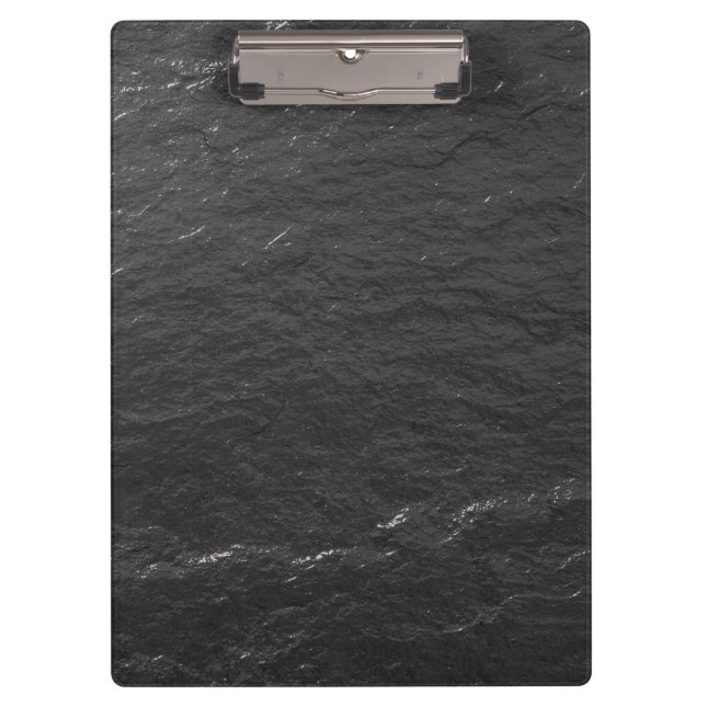 Slate glittering Background black Shale texture Clipboard (Front)