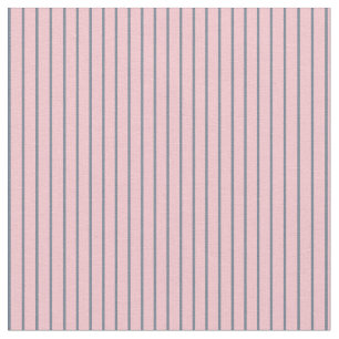 Slate Grey and Pink Lined Pattern Fabric