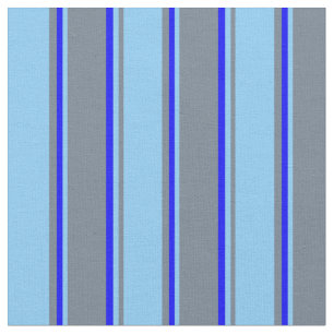 Slate Grey, Light Sky Blue, and Blue Coloured Fabric