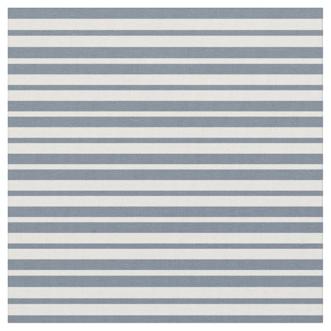 Slate Grey & Mint Cream Coloured Pattern Fabric (Close Up)