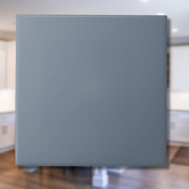Slate Grey Solid Colour | Classic Elegant Tile (Creator Uploaded)