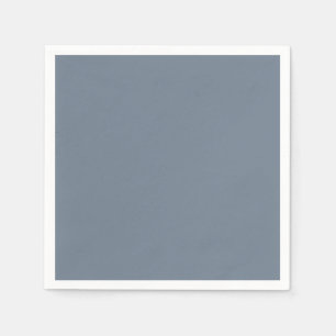 Slate Grey Standard Cocktail Paper Napkin