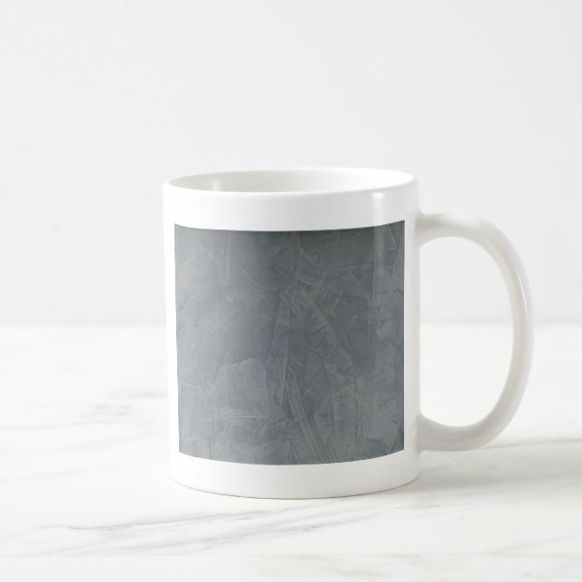 Slate Grey Venetian Plaster Coffee Mug (Right)