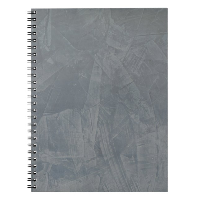 Slate Grey Venetian Plaster Notebook (Front)
