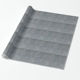 Slate Grey Venetian Plaster Wrapping Paper