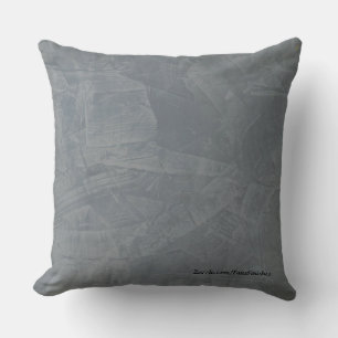 Slate Plaster Faux Stone Pattern Throw Pillows