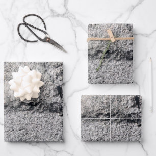 Slate Rock Wrapping Paper Sheet