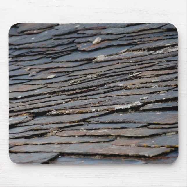 Slate tile roofs mouse pad (Front)