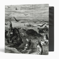 Slaughter of Buffaloes on the Plains