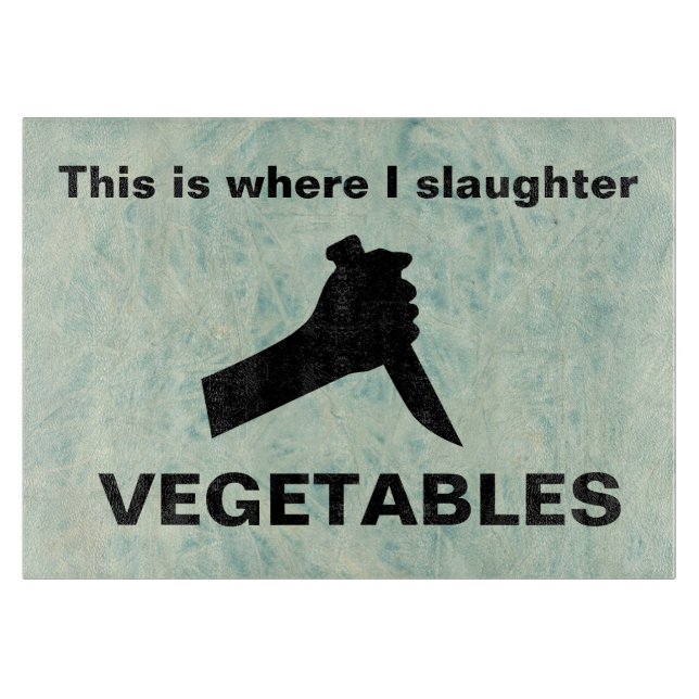Slaughter vegetables cutting board (Front)