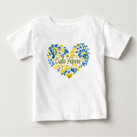 Slava Ukraini Glory to Ukraine big heart