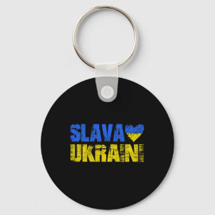 Slava Ukraini Glory To Ukraine Keychain