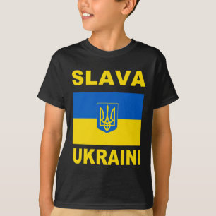 Slava Ukraini Glory To Ukraine Support Ukrainian F T-Shirt