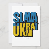 Slava Ukraini Graphic, Ukrainian Pride Design