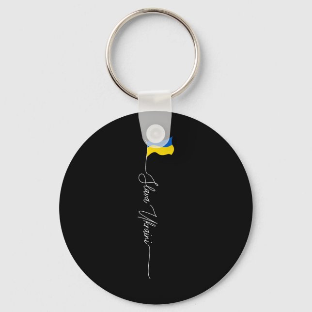Slava Ukraini  Keychain (Front)