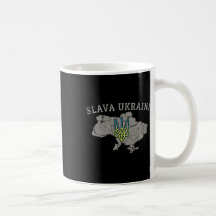 Slava Ukraini Shirt Ukraine Military Ukrainian Tri Coffee Mug