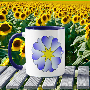 Slava Ukraini Sunflower Mug