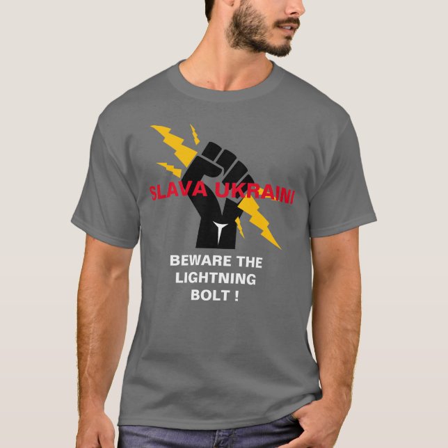 SLAVA UKRAINI T-Shirt (Front)