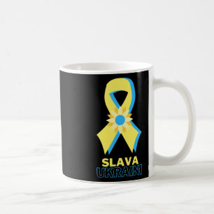 Slava Ukraini Ukraine Support I Stand With Ukraine Coffee Mug