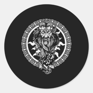Slavic Celestial Being Craftsmanship Pagan Slavs P Classic Round Sticker