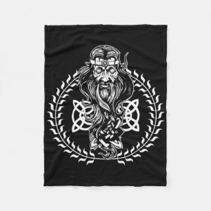 Slavic Celestial Being Craftsmanship Pagan Slavs P Fleece Blanket