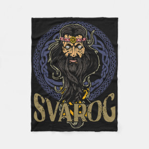 Slavic Celestial Being Craftsmanship Pagan Slavs P Fleece Blanket