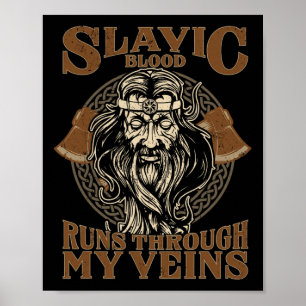 Slavic Celestial Being Craftsmanship Pagan Slavs P Poster