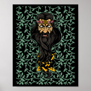 Slavic Celestial Being Craftsmanship Pagan Slavs P Poster