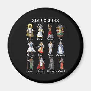 Slavic Mythology Gods Magnet