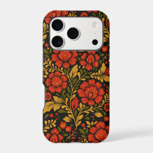 Slavic national decorative floral pattern