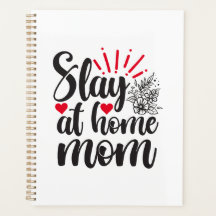 Slay at Home Maman organisateur de planificateur m