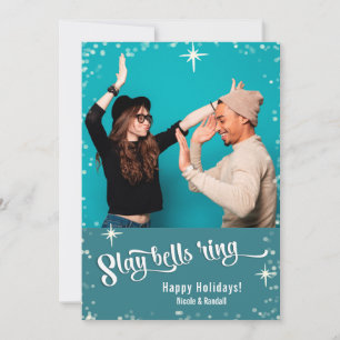 Slay Bells Ring Funny Holiday Photo