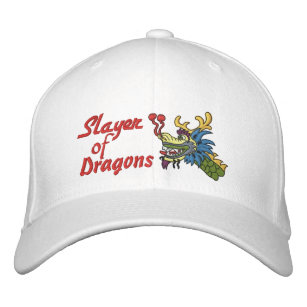 Slayer of Dragons Embroidered Hat