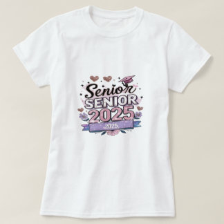 Slayin' Senior 2025 – Cute Graduation Shirt