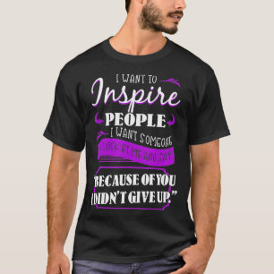 SLE Awareness Lupus Butterfly Rash Cure Purple Rib T-Shirt