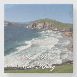 Slea Head, Dingle, Ireland Marble Coasters. Stone Coaster
