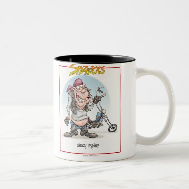 sleazy ryder Two-Tone coffee mug (Right)