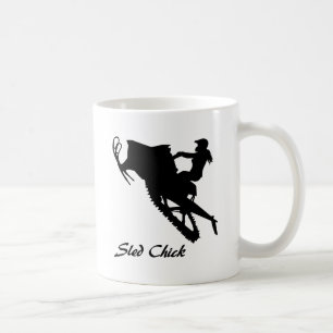 Sled Chick Coffee Mug