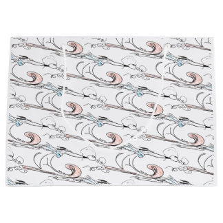 Sled Dog Christmas Gift Bag