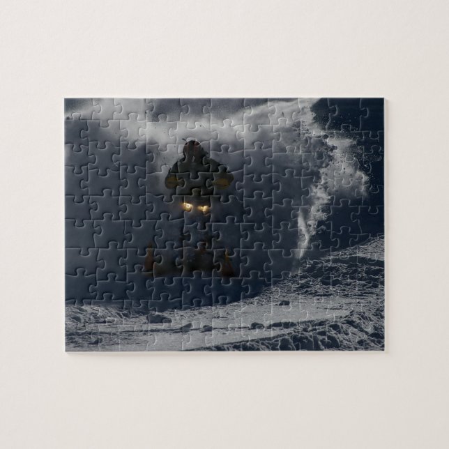 Sled landing puzzle (Horizontal)