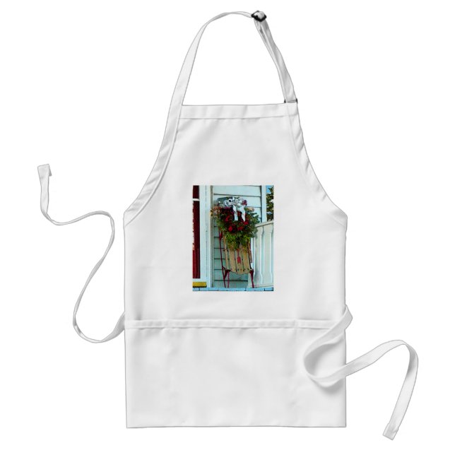 Sled on Porch Standard Apron (Front)