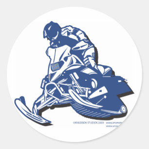 SLEDDER CLASSIC ROUND STICKER