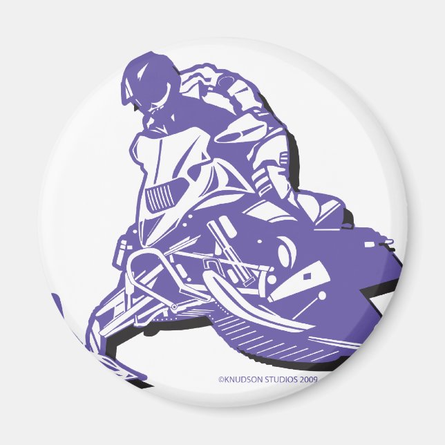 SLEDDER-Purp Magnet (Front)