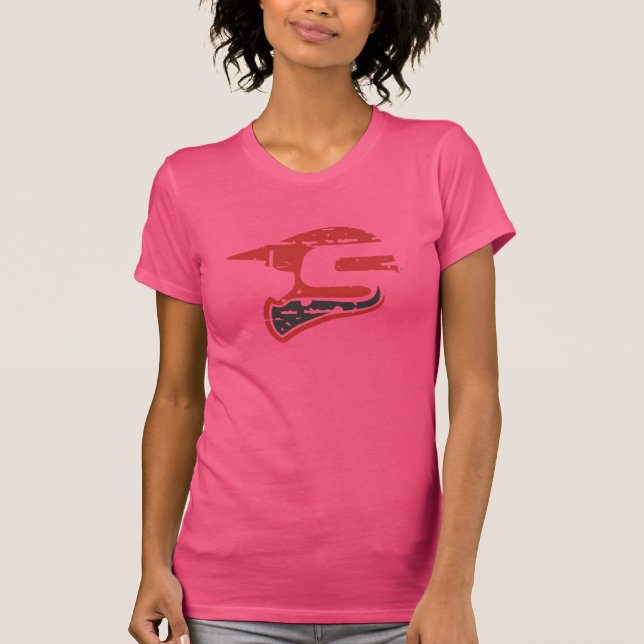 Sledders.com Fuscia Icon T-Shirt (Front)
